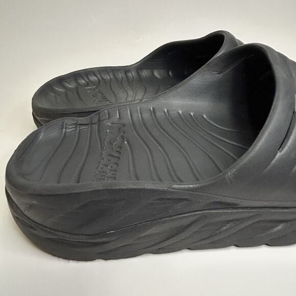 Hoka One One Ora Recovery Slide 2 Sandals Mens Size 12 Black Slip On Comfort main image 6